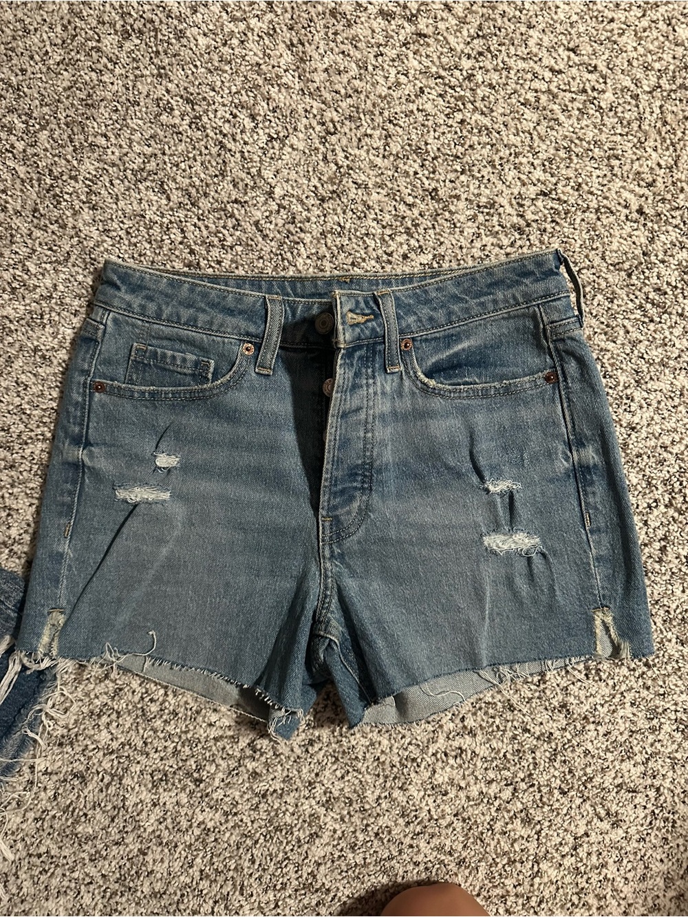 Old Navy Distressed Denim Jean Shorts - Blue